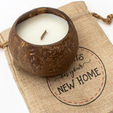 CONGRATS ON YOUR NEW HOME - Toasted Coconut Bowl Candle – Soy Wax - Gift Present