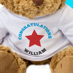 Congratulations Personalised Bear