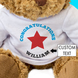 Congratulations Personalised Bear