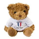 French Flag Custom - Teddy Bear - Gift Present