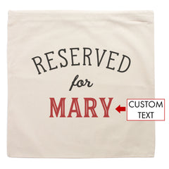 Personalised Name Cushion Cover