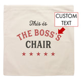 Personalised Name Cushion Cover Star Design