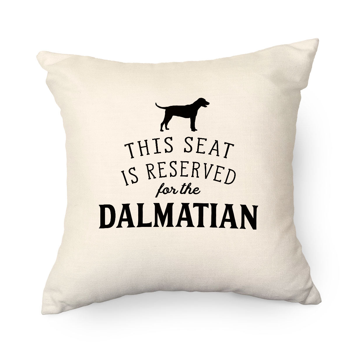 Reserved for the Dalmatian Cushion