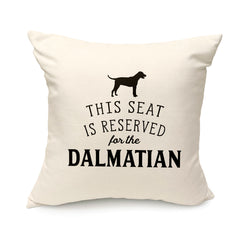 Reserved for the Dalmatian Cushion