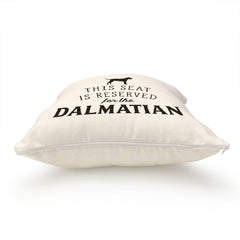 Reserved for the Dalmatian Cushion