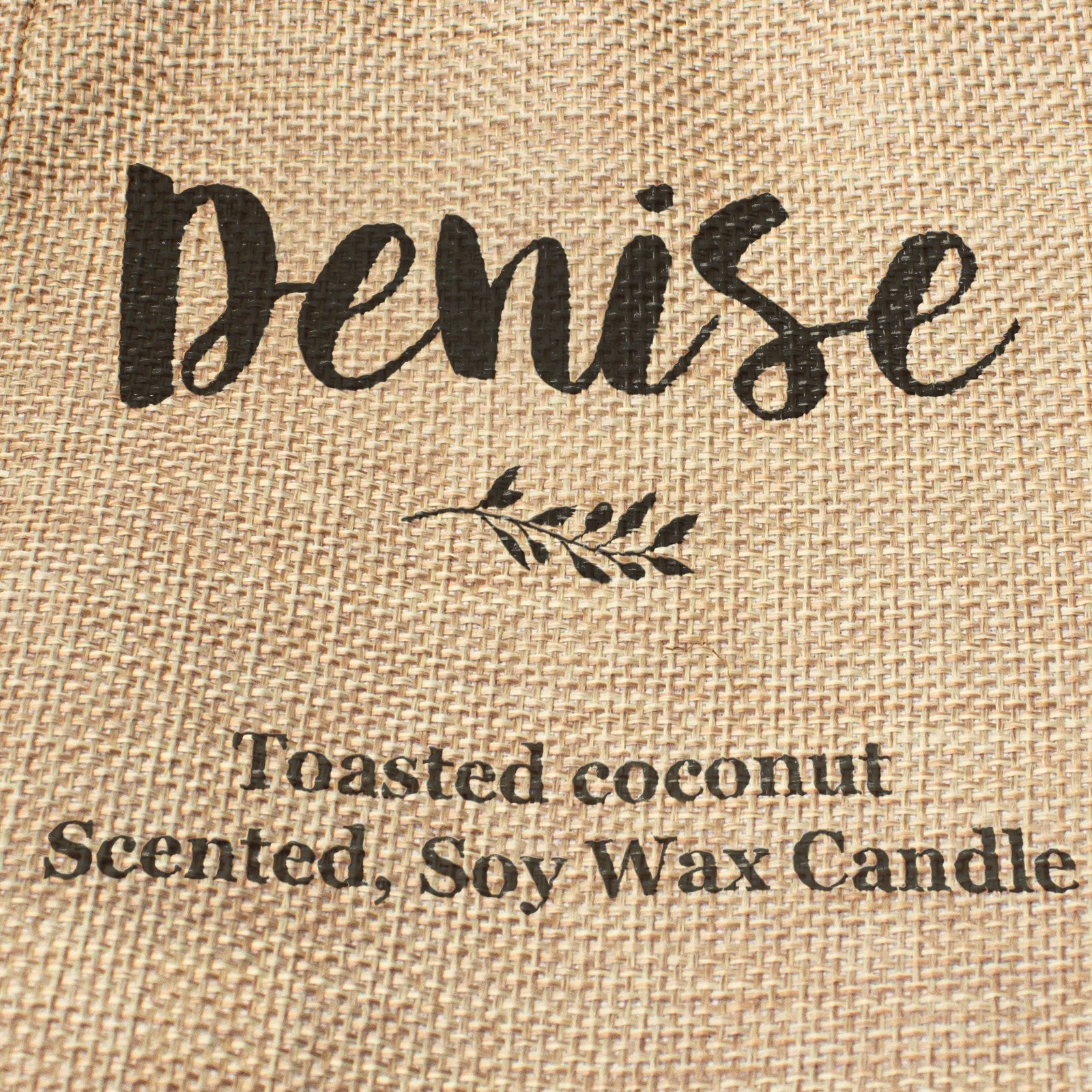 DENISE - Toasted Coconut Bowl Candle – Soy Wax - Gift Present