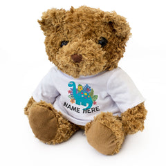 Teddy Bear Personalised Name - Dinosaur Design