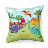 Personalised Dinosaur Cushion For Kids