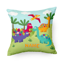 Personalised Dinosaur Cushion For Kids