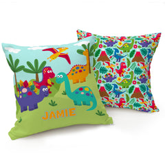 Personalised Dinosaur Cushion For Kids