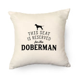Reserved for the Doberman Cushion
