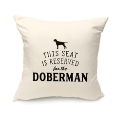 Reserved for the Doberman Cushion