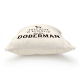 Reserved for the Doberman Cushion