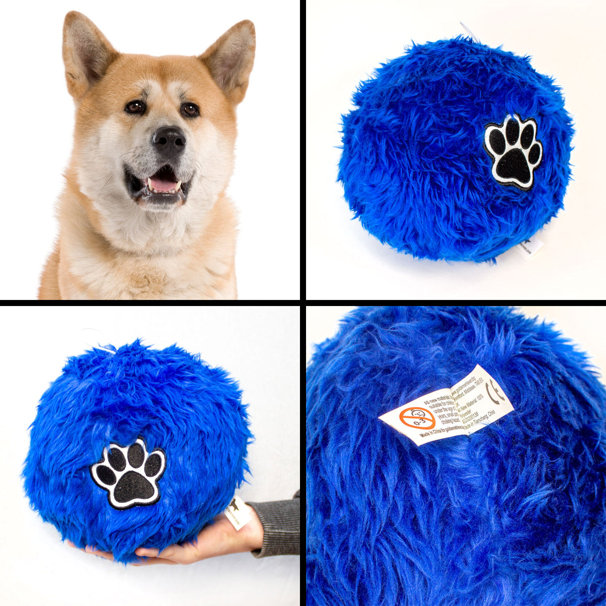 Soft Fluffy Ball For Akita Dogs - Large Size