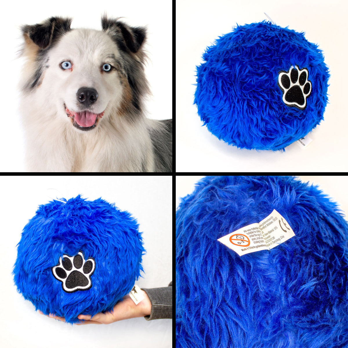 Soft Fluffy Ball For Australian Shepherd Dogs - Large Size