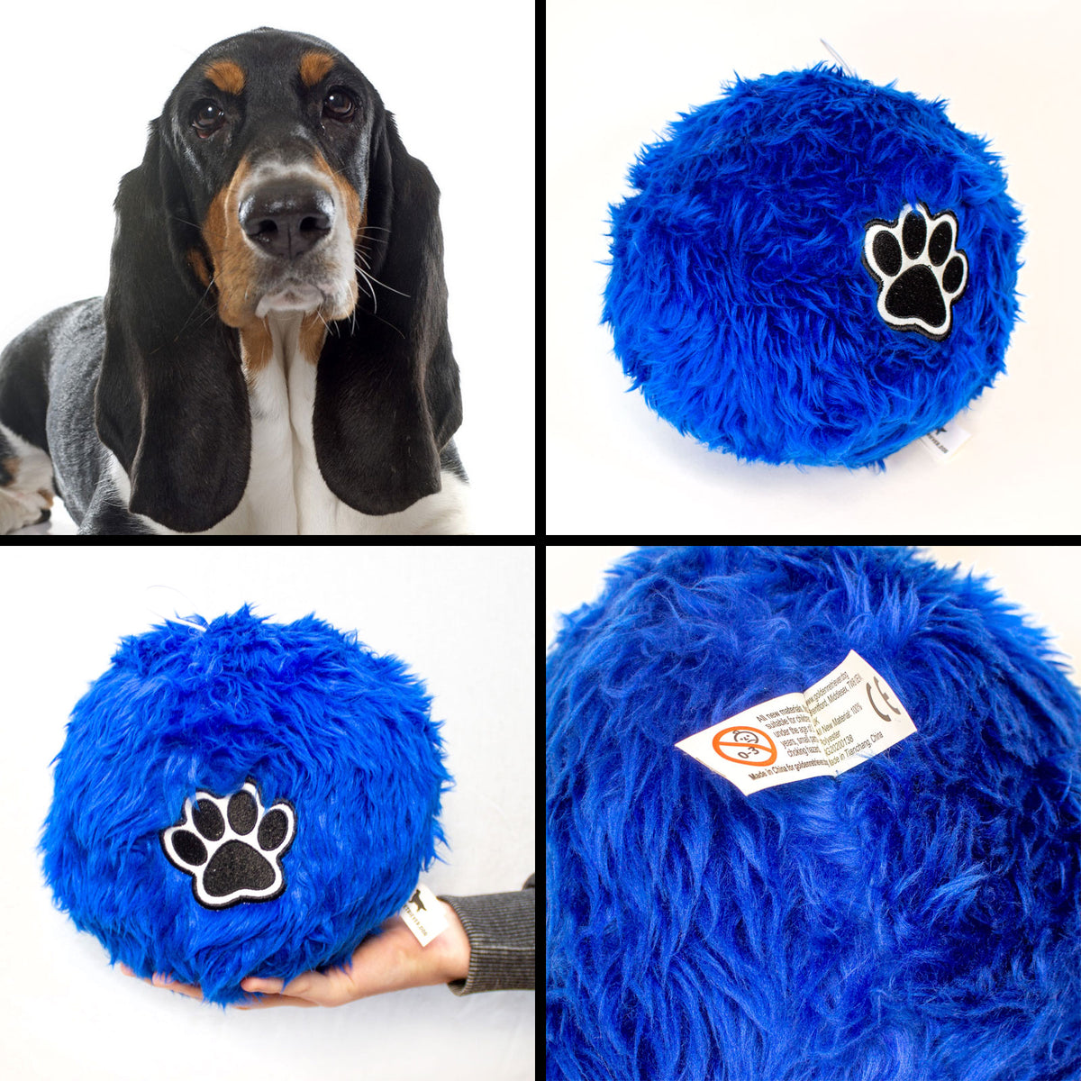 Soft Fluffy Ball For Basset Hound Dogs - Large Size