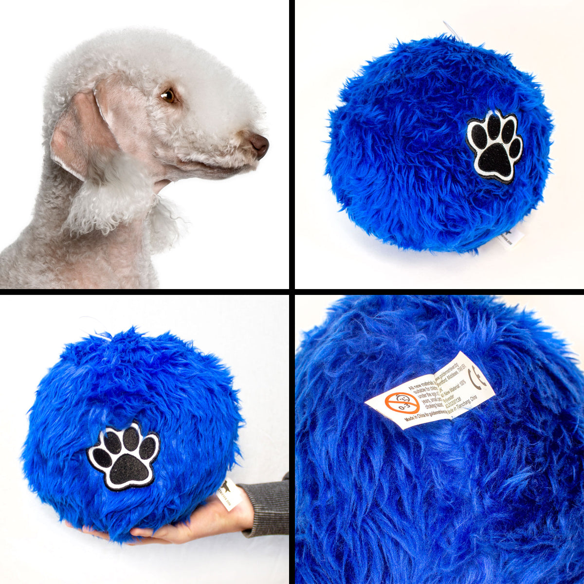 Soft Fluffy Ball For Bedlington Terrier Dogs - Large Size