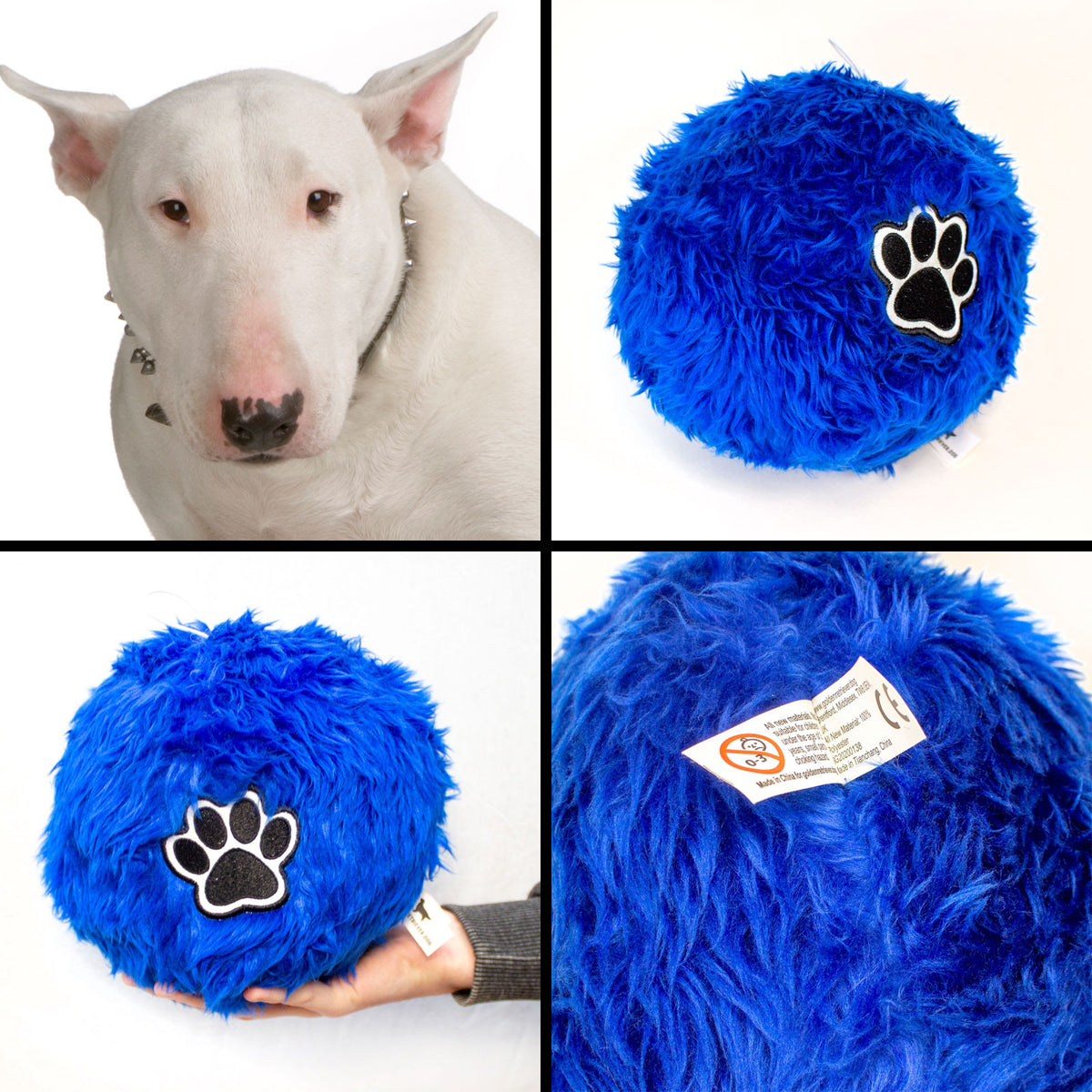 Soft Fluffy Ball For English Bull Terrier Dogs - Large Size