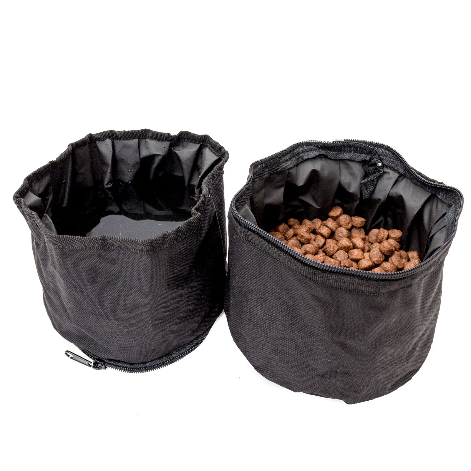 Golden Retriever - Double Portable Travel Dog Bowl - Food And Water