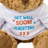 Get Well Soon Albertina - Teddy Bear