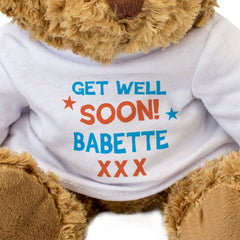 Get Well Soon Babette - Teddy Bear