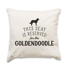 Reserved for the Goldendoodle Cushion Cover