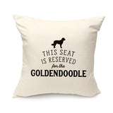 Reserved for the Goldendoodle Cushion