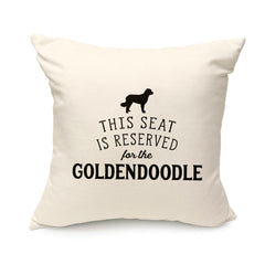 Reserved for the Goldendoodle Cushion