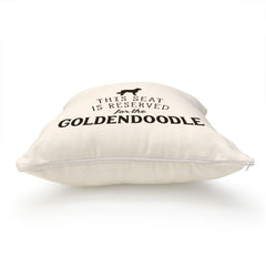 Reserved for the Goldendoodle Cushion