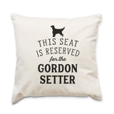 Reserved for the Gordon Setter Cushion Cover