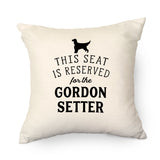 Reserved for the Gordon Setter Cushion