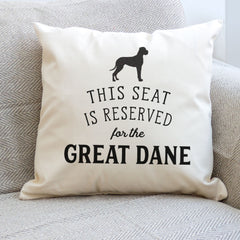 Reserved for the Great Dane Cushion Cover