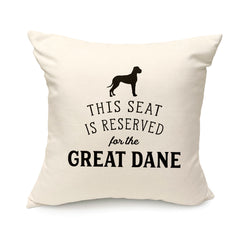 Reserved for the Great Dane Cushion