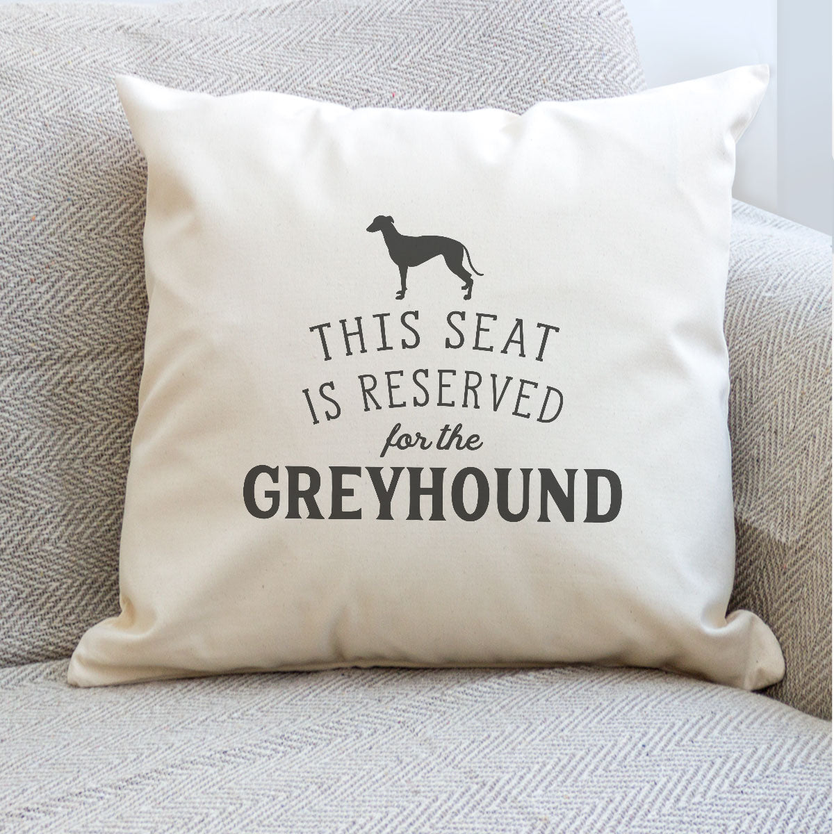 Reserved for the Greyhound Cushion