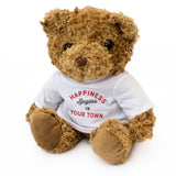 Personalised Teddy Bear Happiness Begins In...