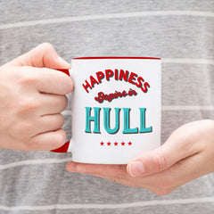 Happiness Begins In Hull - Mug