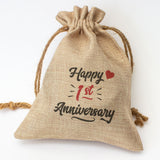 HAPPY 1st ANNIVERSARY - Toasted Coconut Bowl Candle – Soy Wax - Gift Present