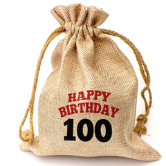 HAPPY BIRTHDAY 100 - Toasted Coconut Bowl Candle – Soy Wax - Gift Present