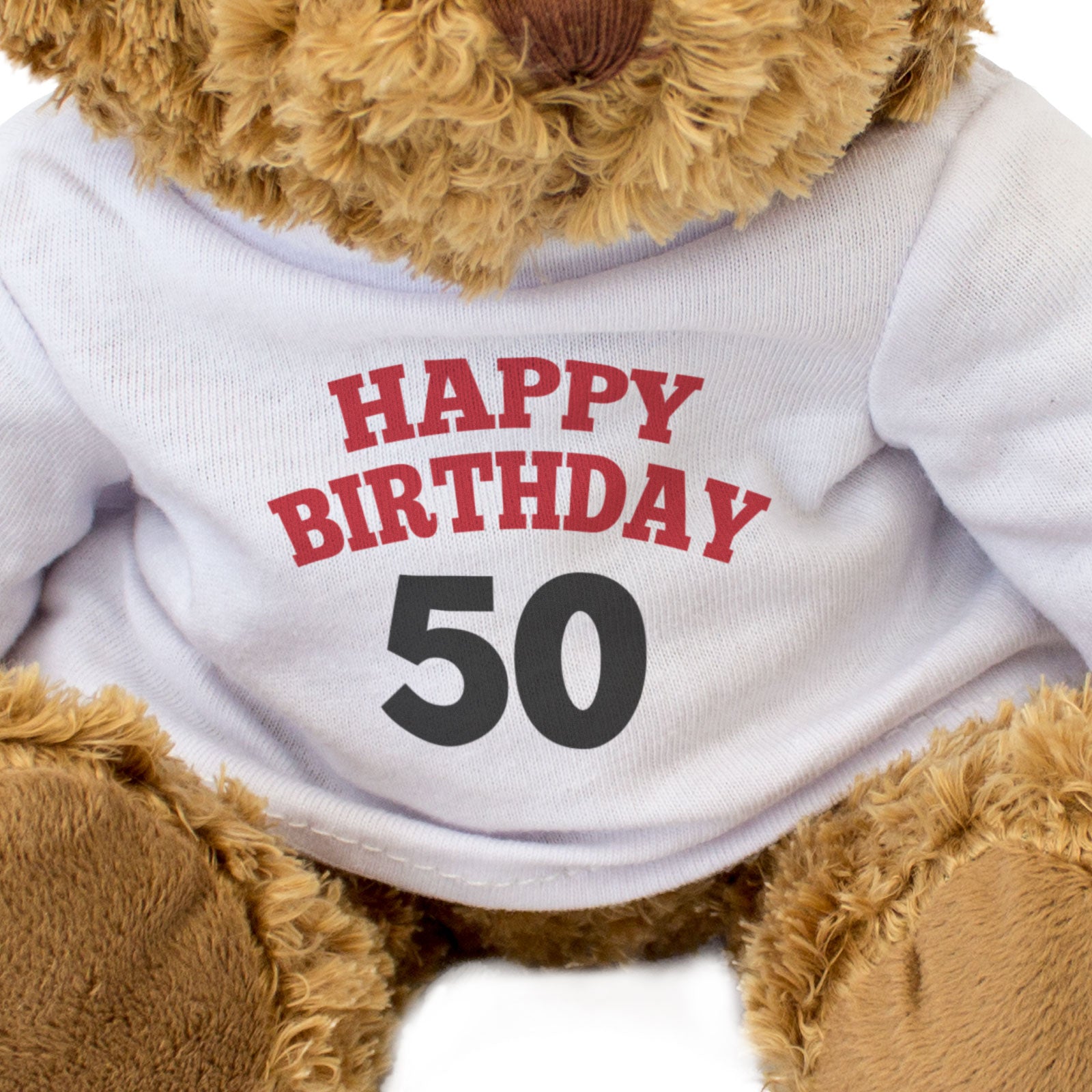 Happy Birthday Age 50 Teddy Bear