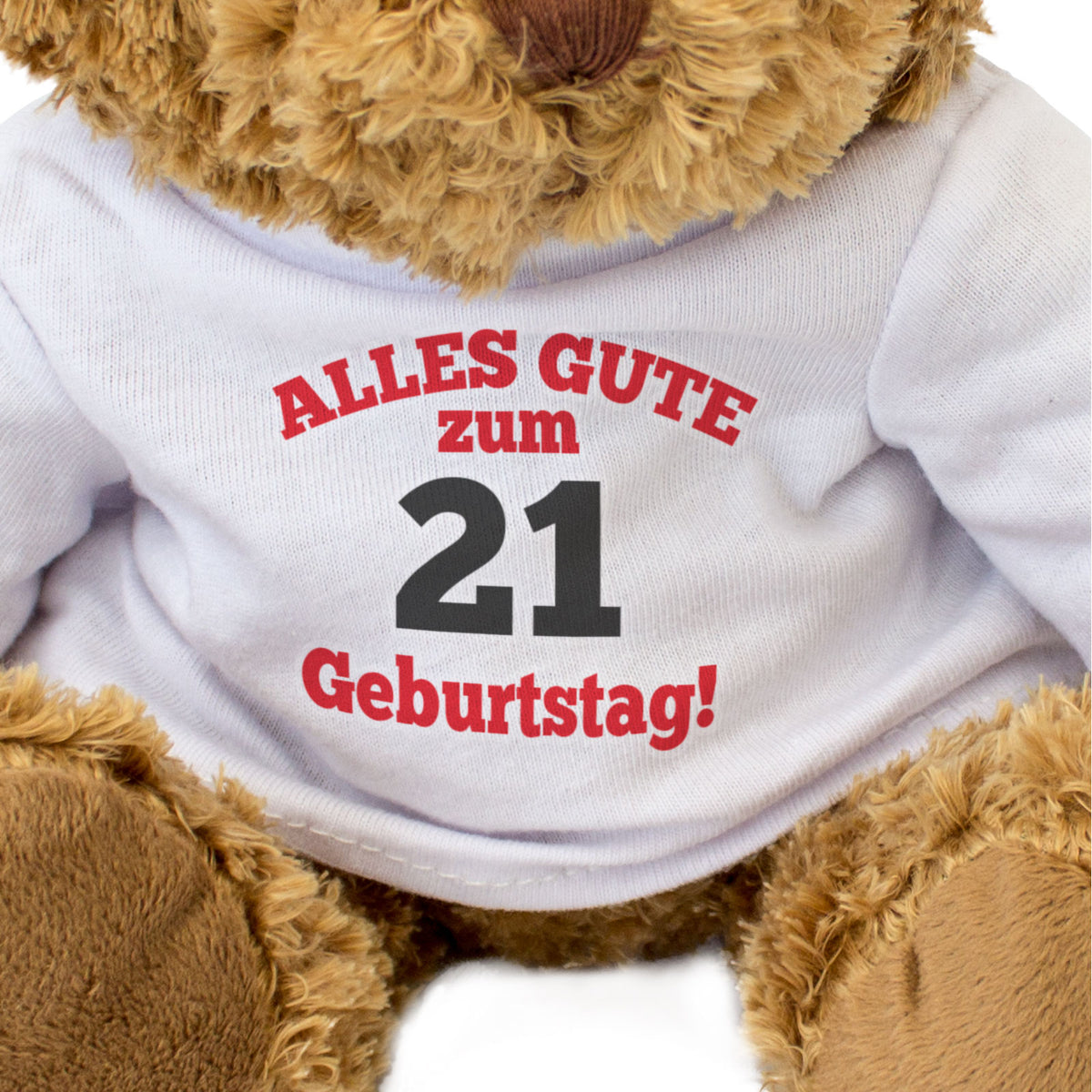 Alles Gute Zum 21 Geburtstag - Teddy Bear - Gift Present