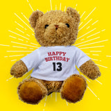Happy Birthday Bear Custom Age