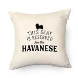 Reserved for the Havanese Cushion
