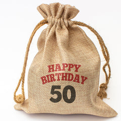 Happy Birthday 50 - Toasted Coconut Bowl Candle – Soy Wax - Gift Present