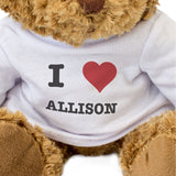 I Love Allison - Teddy Bear