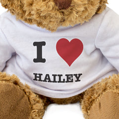 I Love Hailey - Teddy Bear