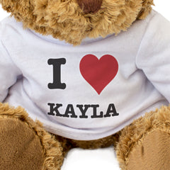 I Love Kayla - Teddy Bear