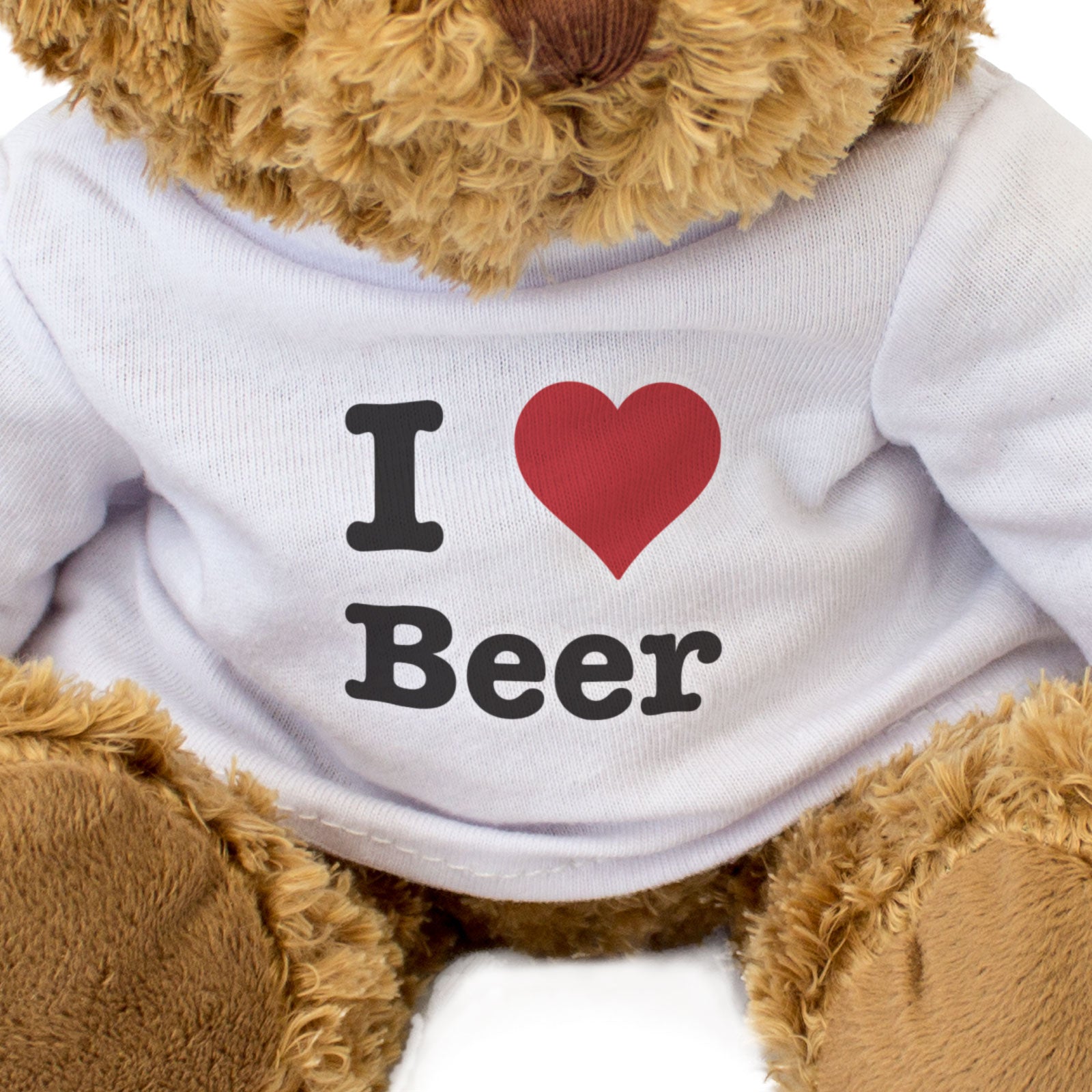 I Love Beer Teddy Bear Gift for Beer Lovers