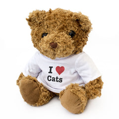 I Love Cats - Teddy Bear