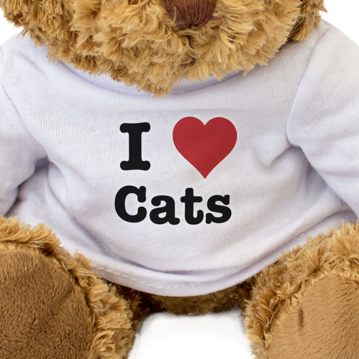 I Love Cats - Teddy Bear