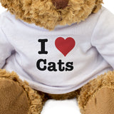 I Love Cats Teddy Bear